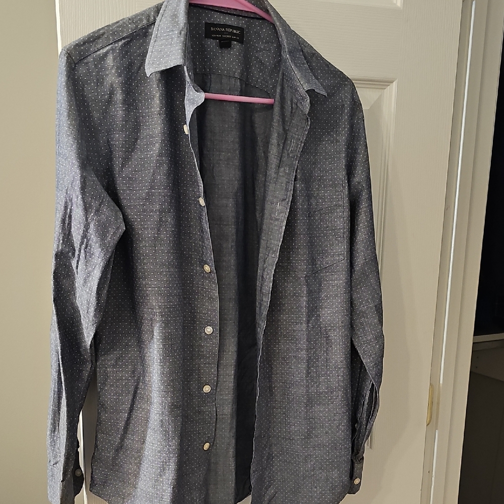 Banana Republic Non-Iron Tailored Slim Fit Dress Shirt